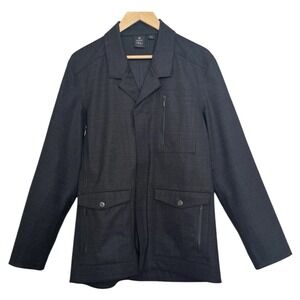 Snow Peak x Nau Hokkaido Blazer Jacket Full Zip Mens Medium Gray